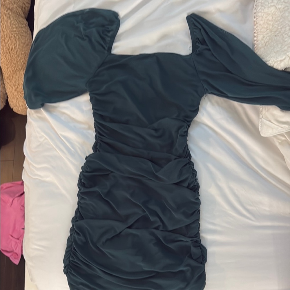 Elegant Teal Dress